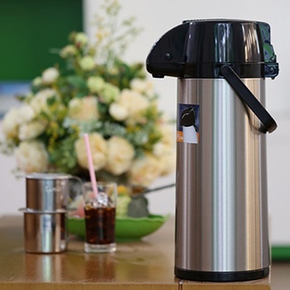 Phích nước [CHÍNH HÃNG] Phích dạng cần bơm Rạng Đông 2.5L RD-2545ST1.E; giữ nhiệt tốt, dùng cần bơm, không phải mở nắp