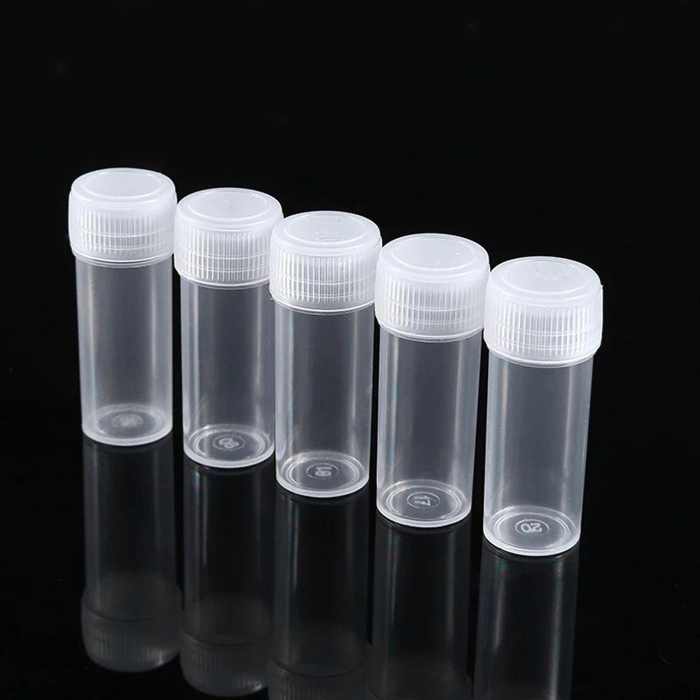 SOMEDAYZL Set 20 Ống Nghiệm Mini 5ml Có Nắp Vặn Tiện Dụng