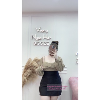 ( 60kg => 82kg BIGSIZE ) SET ÁO DÂY KÈM KHOÁC GÂN XỐP