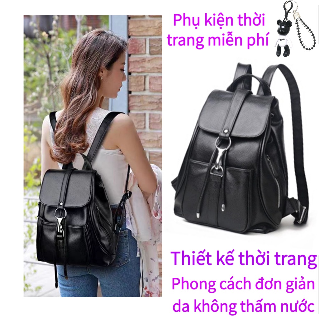 Ba lô thời trang chất lượng cao cho nữ Ba lô da mềm phong cách hàn quốc sức chứa lớn tiện dụng cho nữ