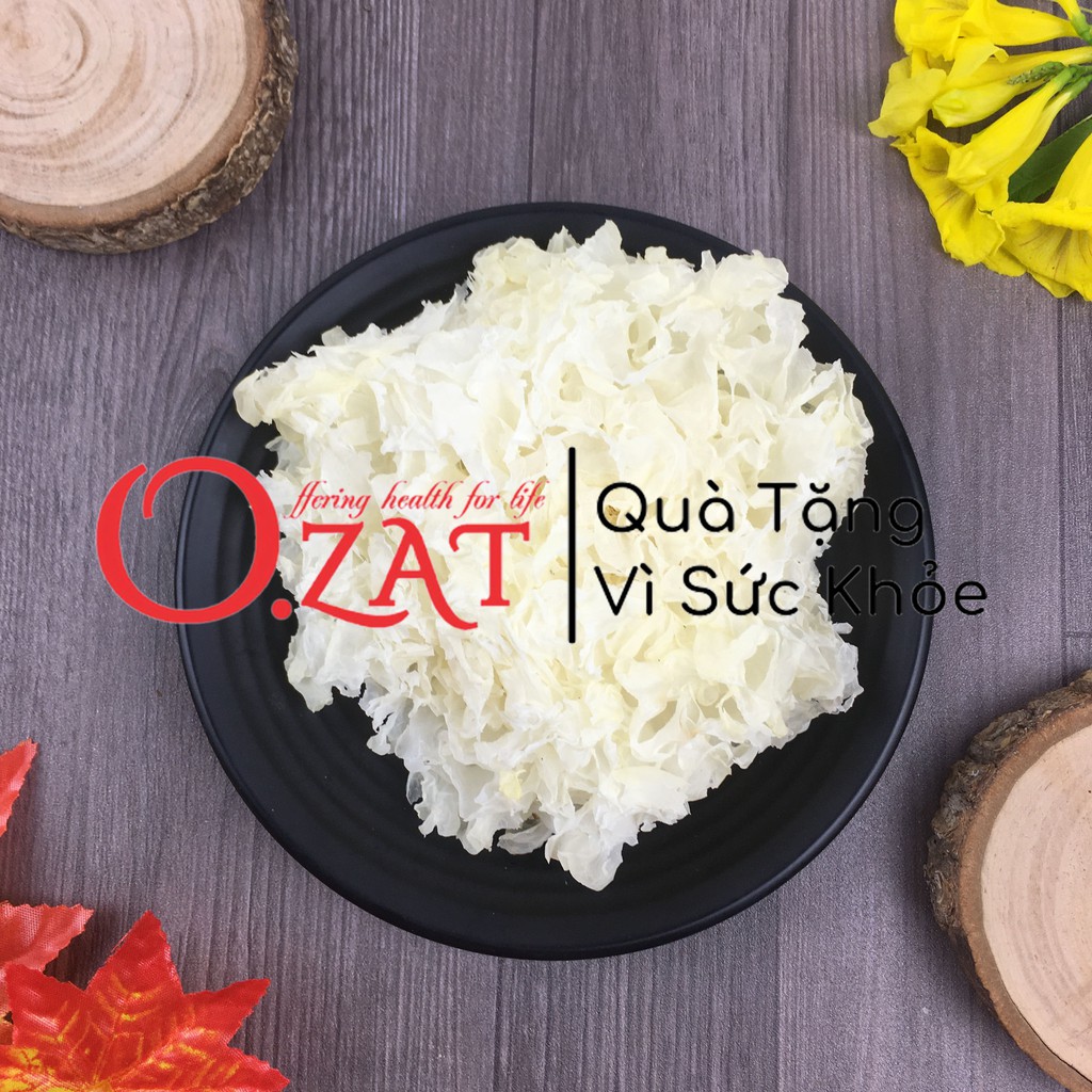 Nấm tuyết bông O.ZAT - bán theo bông - nấu chè - chè dưỡng nhan tốt cho dạ dạy người bị táo bón