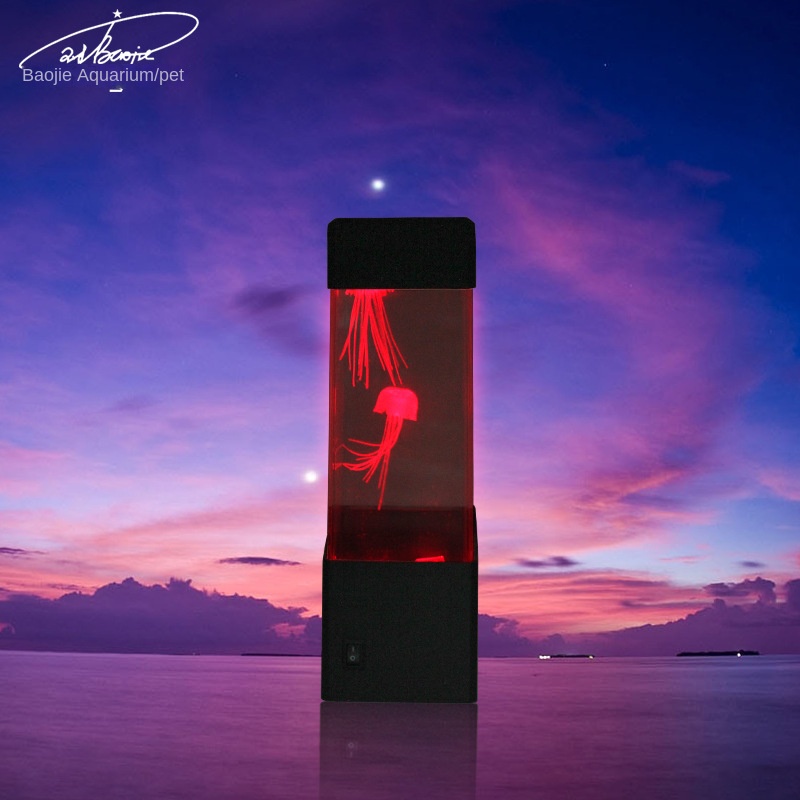Bể Cá mini Để Bàn Có Đèn led Chất Liệu acrylic