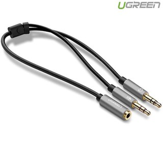 Cáp Audio 3.5mm to Audio + Micro Ugreen 20899