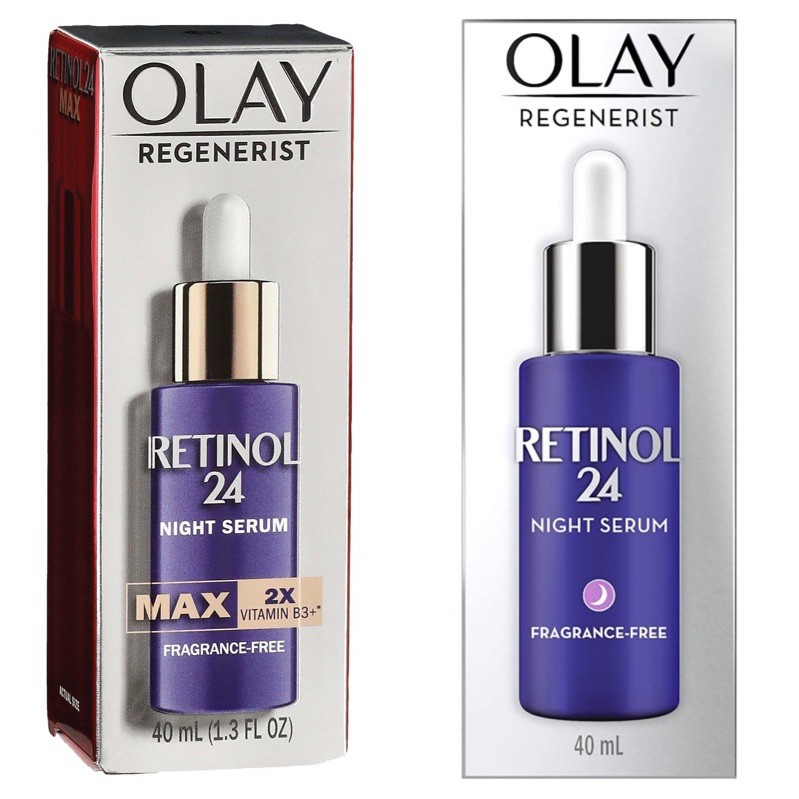 [Hàng Mĩ] Serum Olay REGENERIST RETINOL 24 NIGHT SERUM FRAGRANCE FREE