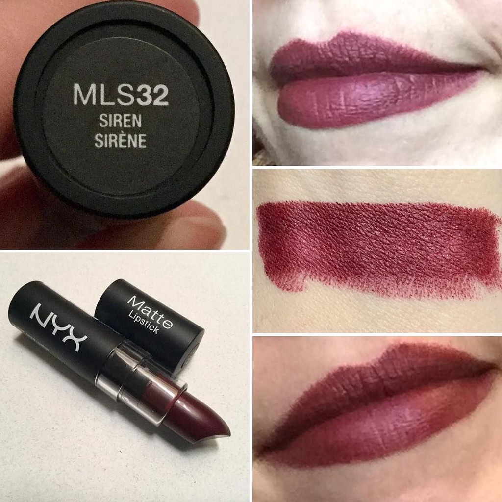 SON Lì mini NYX Professional Makeup Matte Lipstick 1.8g nhiều màu lựa chọn