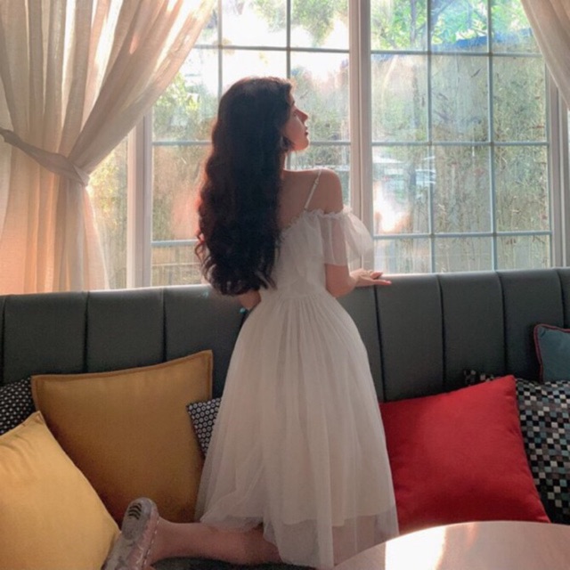 Đầm lưới tiểu thư - mua hoá đơn trên 300k được nhận 1 phần quà nhỏ từ shop Carotshop | BigBuy360 - bigbuy360.vn