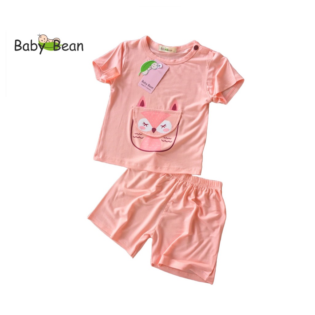 Bộ Đồ Thun Lạnh Tay Ngắn Quần Ngắn Bé Sơ Sinh Gái BabyBean MÀU NGẪU NHIÊN (7kg-13kg)