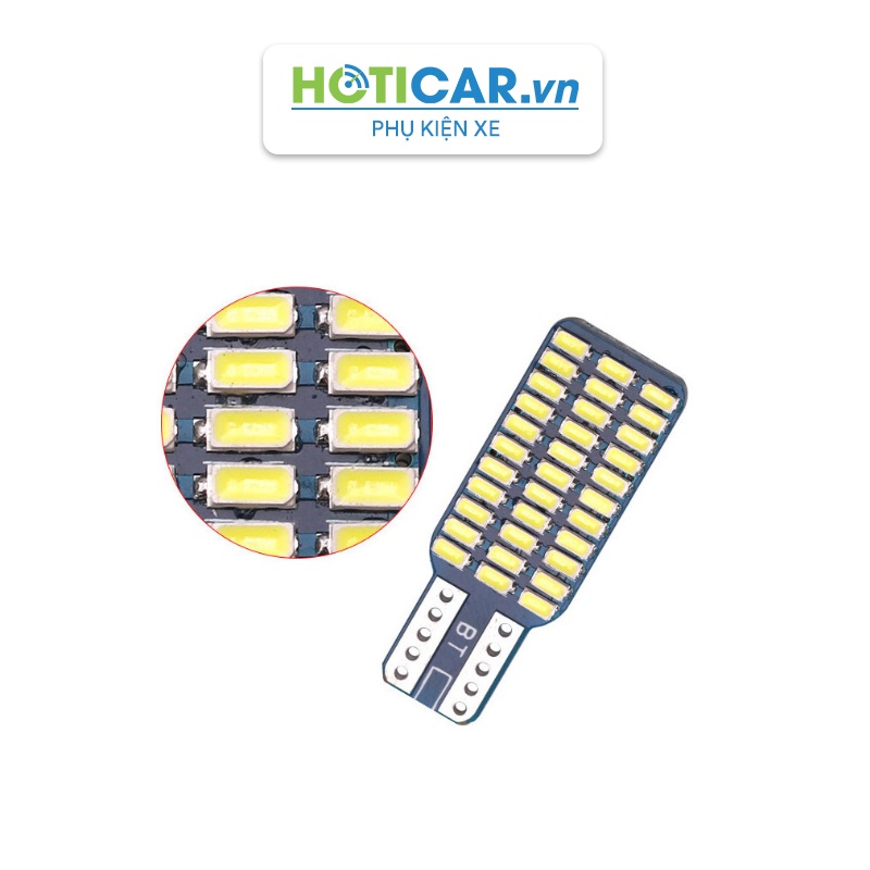 Đèn led xi nhan, demi, đọc sách, trần, cốp, đồng hồ taplo  T10 1 mặt chip 3014 T103014-33