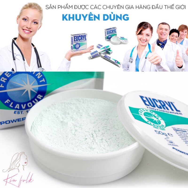 [𝗦𝗔𝗟𝗘]..::✨Bột Trắng Răng EUCRYL TOOTH POWDER 50G✨::..