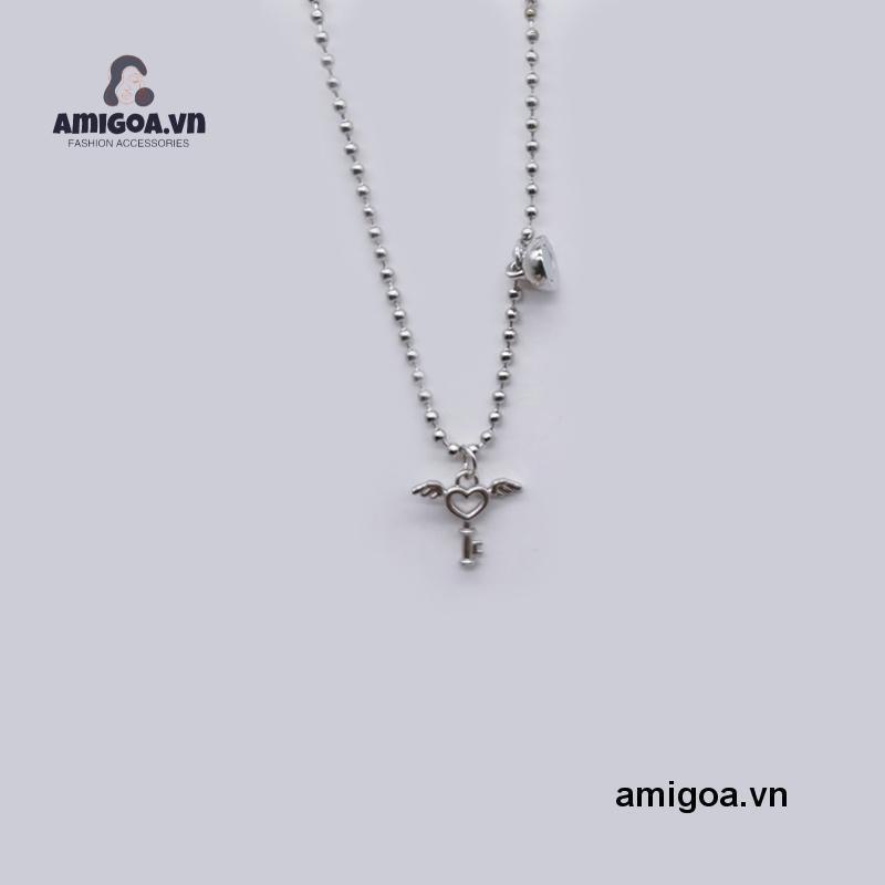 ✨✨Vòng cổ Chuỗi Hạt Tròn Có Khóa Nam Châm Thiết Kế Đơn Giản Thời Trang Cho Cặp Đôi