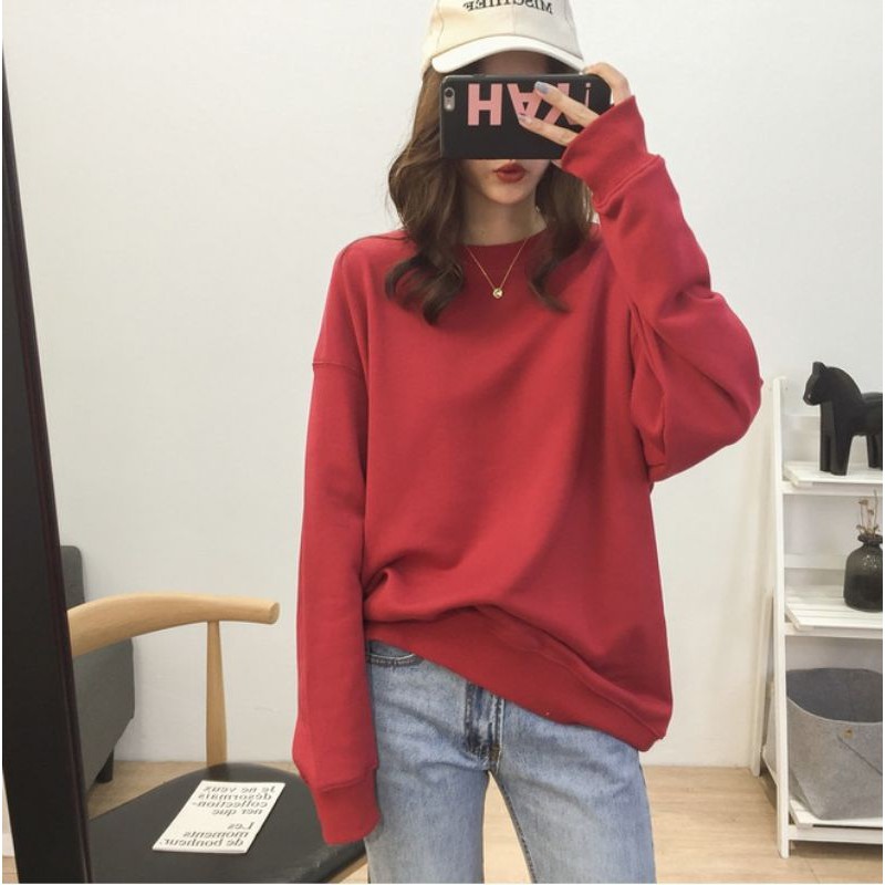 40-100kg Áo SWEATER NAM NỮ nỉ ấm bigsize