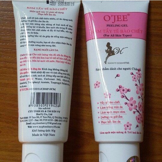 Kem Tẩy Tế Bào Chết OJEE 80G
