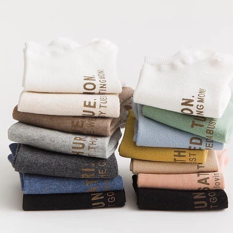 Tất tuần nam nữ cổ ngắn𝑭𝒓𝒆𝒆𝒔𝒉𝒊𝒑Combo Set 7 Đôi 7 Tất 7 Ngày Cổ Ngắn Nam - Nữ Vintage chất đẹp