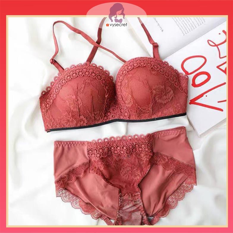 BỘ ĐỒ LÓT NÂNG NGỰC  🔥CÓ MÃ GIẢM GIÁ + FEESHIP 🔥 SÉT NỘI Y QUẢ NGANG CAO CẤP,TẠO KHE C1352 | BigBuy360 - bigbuy360.vn