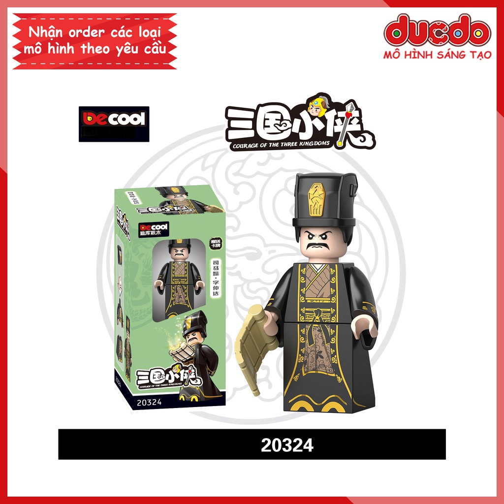 [Có sẵn] Decool 2030D Minifigures các nhân vật tướng TAM QUỐC tuyệt đẹp - Đồ chơi Lắp ghép Xếp hình Mô hình Mini