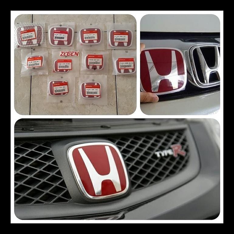 Mới Logo Dán Trang Trí Xe Hơi Honda Red Jazz Civic City Crv Brio Accord Mobilio