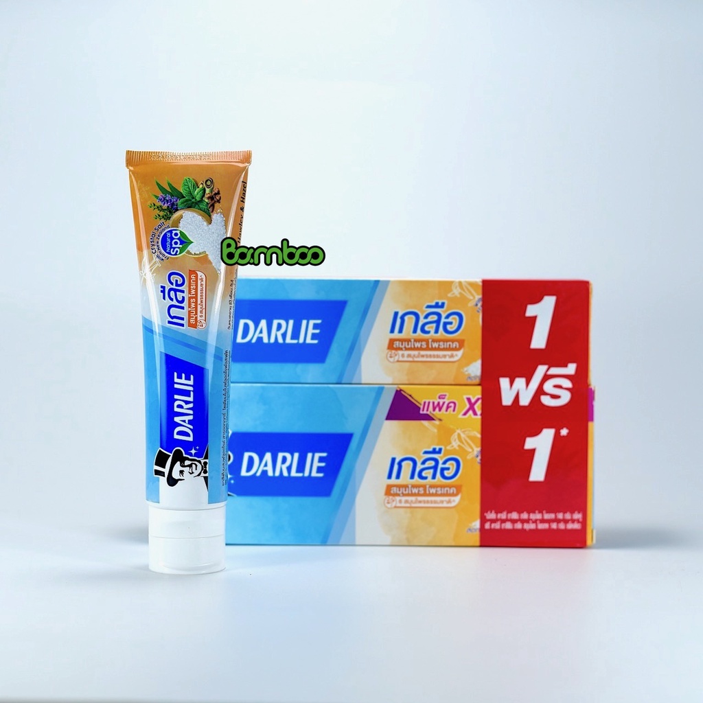 03 Kem Đánh Răng Darlie Salt Muối &amp; Bạc Hà Thái Lan - Mỗi tuýp 140g