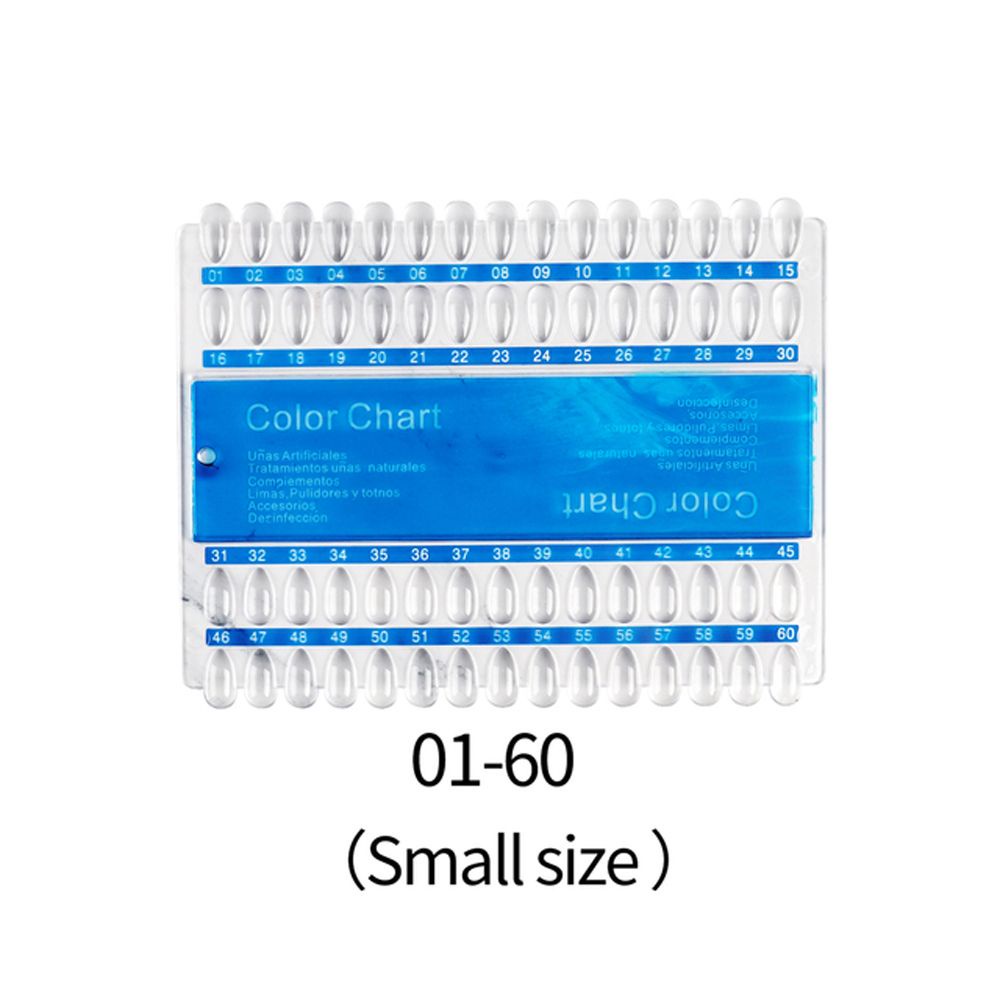 [Hàng mới về] Khay trưng bày móng tay giả nhiều màu bằng nhựa trong suốt
