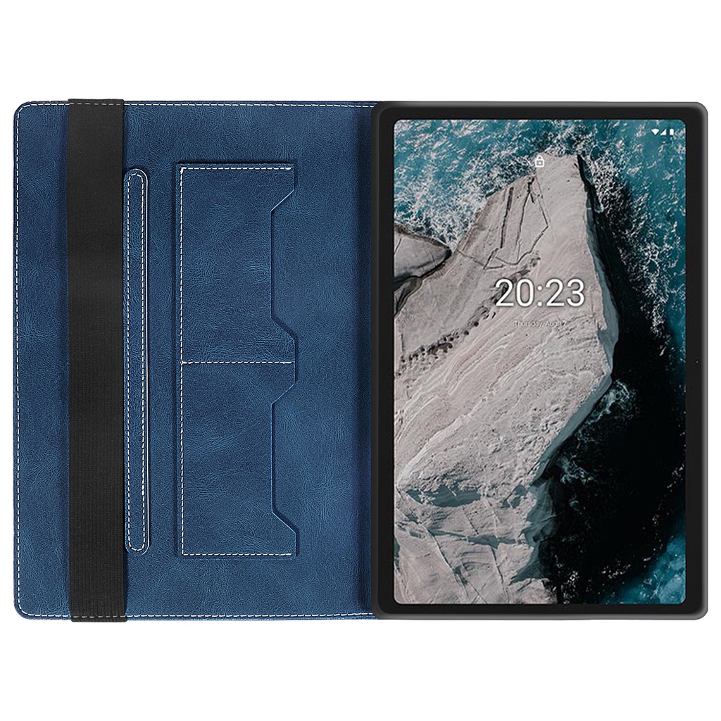 Ốp Điện Thoại Da PU Hai Màu Kèm Ngăn Đựng Thẻ Cho Nokia T20 10.4 inch