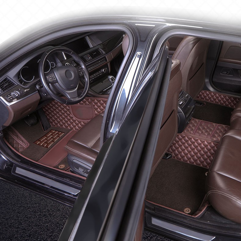 Thảm lót sàn ôtô da Cacbon cho Ford Ranger 2016 - 2020