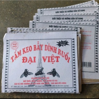 Sỉ 10 miếng keo dính ruồi, dán ruồi, bẫy ruồi