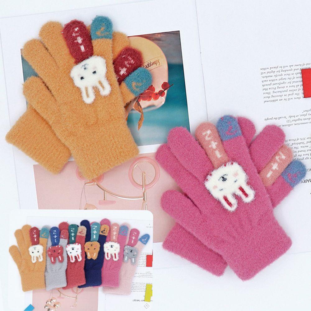 Găng Tay Dệt Kim Thân Thiện Với Da Mùa Đông Cho Trẻ Em MIHAN1