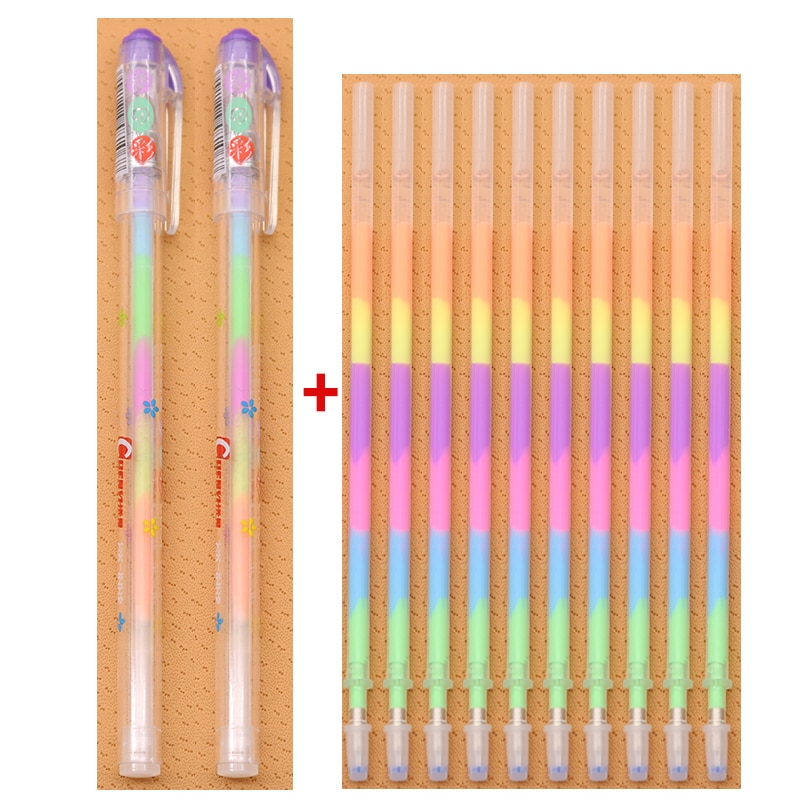 Set 10 Bút Mực + 2 / 10 Ruột Bút + 6 Ngòi Thay Thế