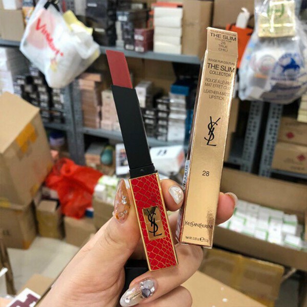 Son môi, chất son lì cho phái đẹp, Son môi YSL The Slim 1g chất son lì mịn, mềm mượt, giúp môi lên màu tươi tắn | BigBuy360 - bigbuy360.vn