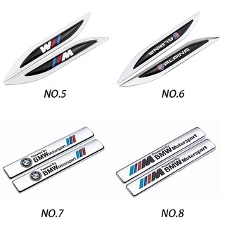 POWER ALPINA Bộ 2 Sticker Dán Trang Trí Xe Hơi Bmw E60 E46 E36 E38 E39 E34