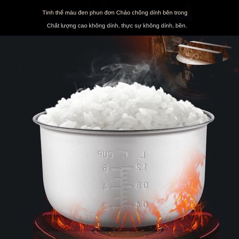 ✑Nồi cơm điện chống dính tam giác đỏ gia đình 2 lít 3 4 5 6 ký túc xá sinh viên mini | BigBuy360 - bigbuy360.vn
