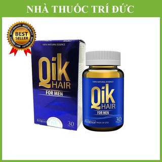 ✅(CHÍNH HÃNG CÓ TEM CHỐNG HÀNG GIẢ) Viên uống QIK HAIR QUIKHAIR QUIK HAIR QIKHAIR Qik