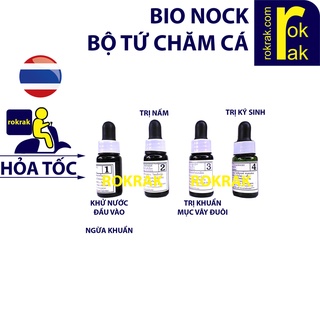 Bộ sản phẩm bio nock 1 2 3 4 hỗ trợ cá cảnh cực khoẻ bionock