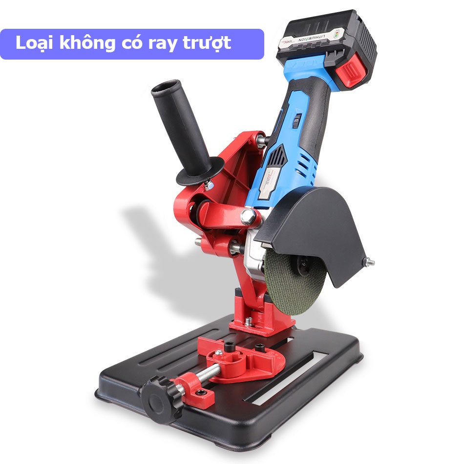 Khung gắn máy cắt máy mài cầm tay, bộ chuyển đổi chế thành máy cắt bàn có trượt