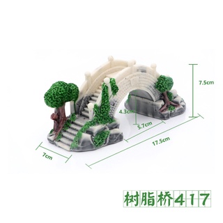 Mô Hình Cầu Gỗ Trang Trí Bể Cá