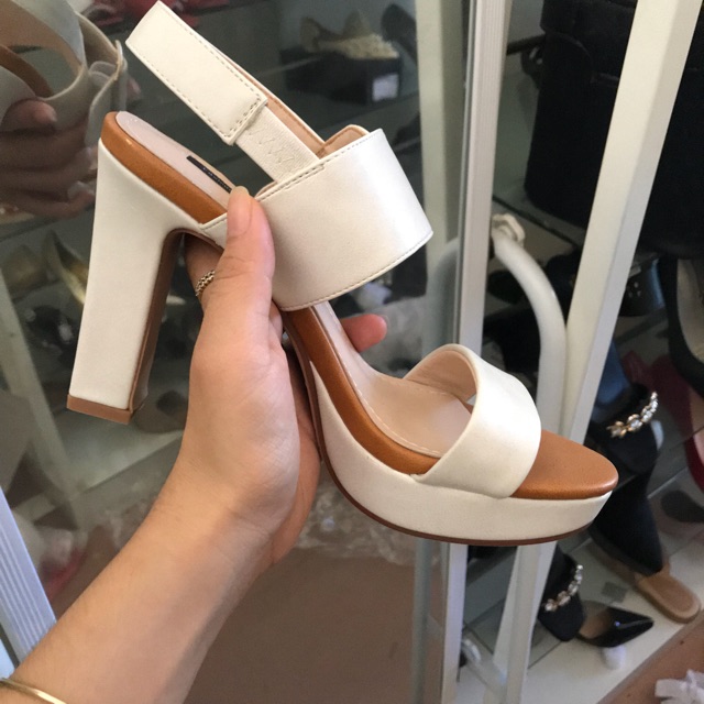Sandal da lỳ đúp mũi sz35