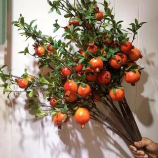 Cành lựu giả trang trí cao cấp