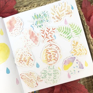 Set sticker theo chủ đề trang trí sổ tay