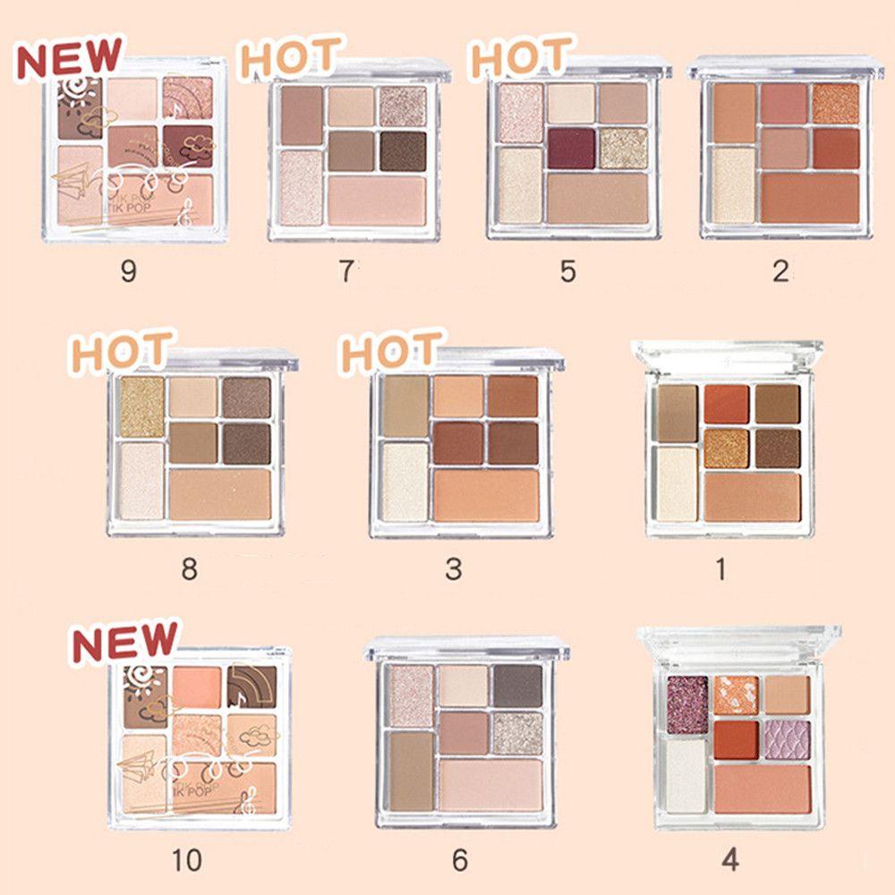 Bảng Phấn Mắt / Má Hồng Màu Nhũ OKDEALS
