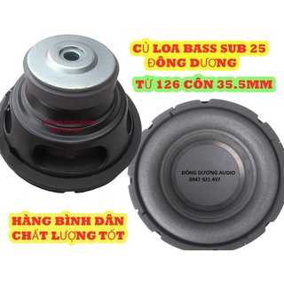 COMBO 2 CHIẾC LOA SUB 25 SIÊU TRẦM TỪ 126 COIL 39MM GÂN MÚT - HÀNG SIÊU RẺ