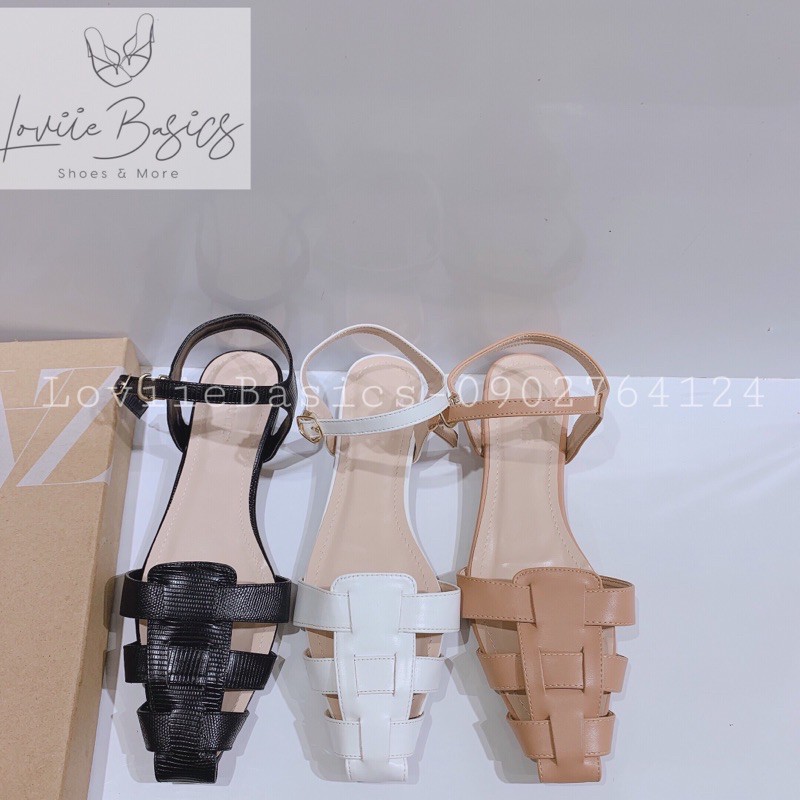 SANDAL NỮ MŨI NHỌN LOVIIE BASICS - GIÀY SANDAL RỌ ĐI BIỂN THỜI TRANG MÙA HÈ S210511