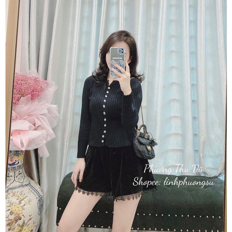 Áo len khuy dài tay chất siêu đẹp - Áo len Bassic hàng Loại 1 QC - Ảnh thật tự chụp | BigBuy360 - bigbuy360.vn