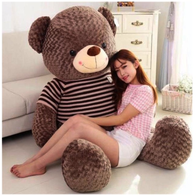 Gấu bông Teddy siêu to khổng lồ 1m7 dùng làm quà tặng người thương, đồ chơi cho bé hoặc vật trang trí trong nhà