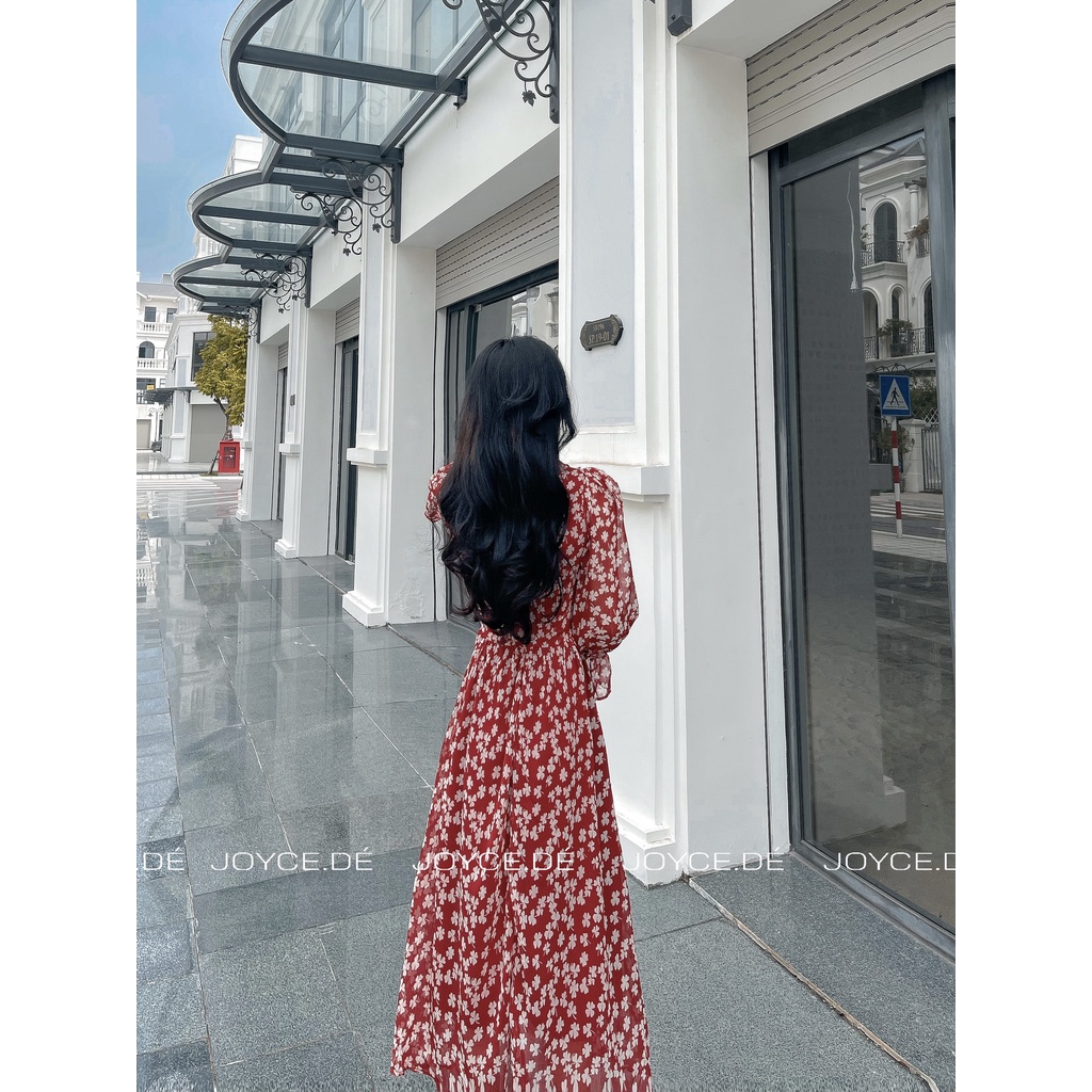 Váy hoa dài tay siêu xinh sang chảnh JDVH02 | BigBuy360 - bigbuy360.vn