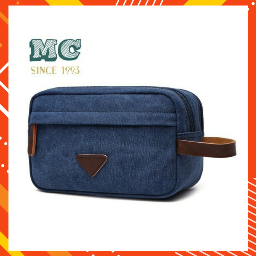 Túi cầm tay unisex chất liệu vải bố, đựng đồ tiện ích - Mã 6077 | BigBuy360 - bigbuy360.vn