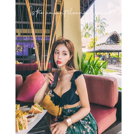 Bikini 2 mảnh đi biển nâng ngực áo cánh tiên X sexy mix quần chip nhiều màu