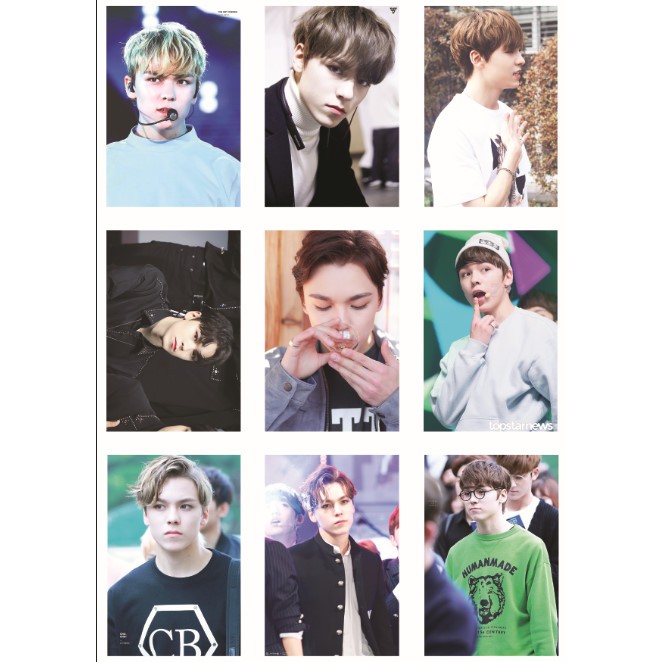 Lomo card ảnh thành viên SEVENTEEN - VERNON full 54 ảnh