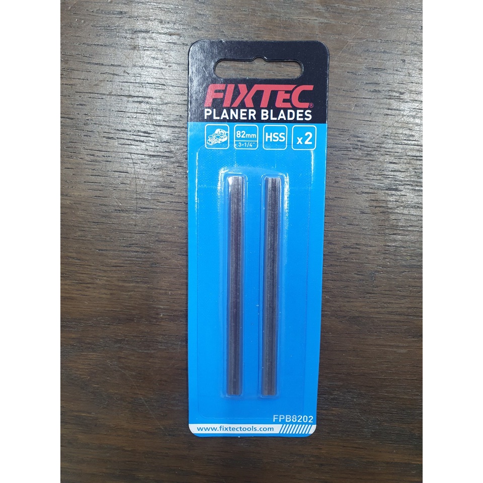 Set 2 Lưỡi dao 82mm cho máy bào gỗ ryobi, máy bào gỗ ozito, máy bào gỗ FIXTEC FPB8202