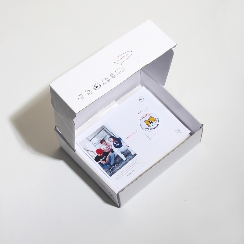 Hộp giấy đóng gói quần áo THE FIT 30x25x10, packaging đóng gói tất cả áo của THE FIT