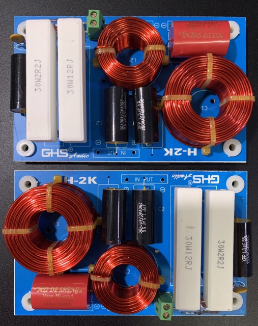 Mạch phân tần Full đơn  H-2K / lọc loa 2 Way 1 treble 1 bass 40 cao cấp