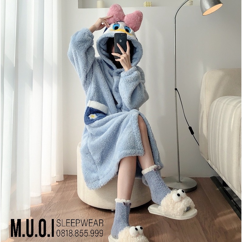 Váy ngủ choàng bông nơ lớn Sx 175 Váy ngủ sexy hothit 2022